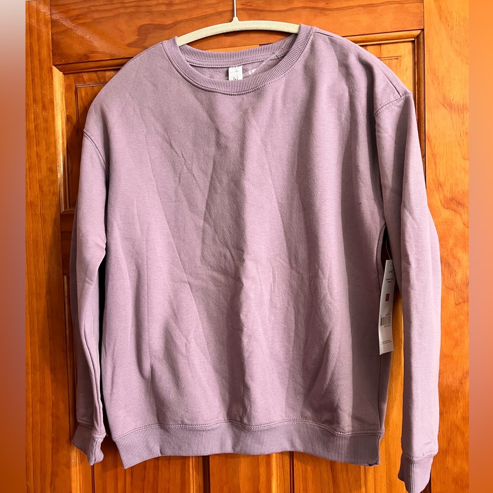 Purple sweatshirt